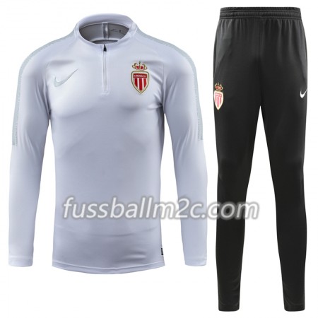 AS Monaco Sweatshirts Anzüge Weiß 2018-2019